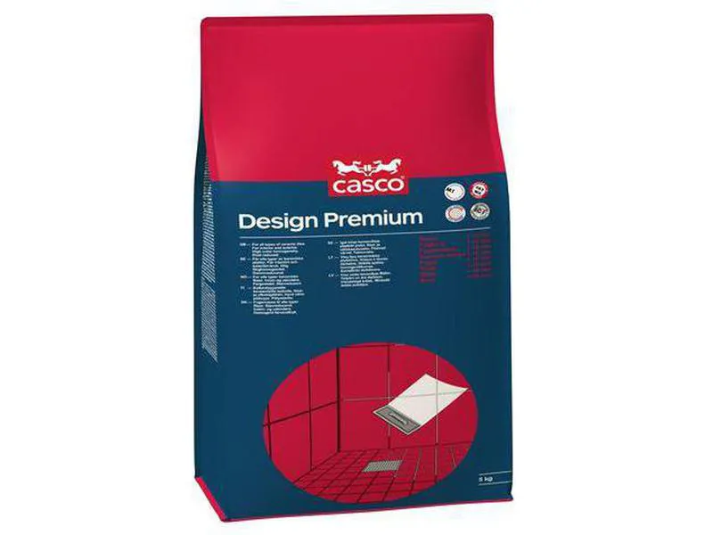 Casco fugemasse design Premium grå 5kg