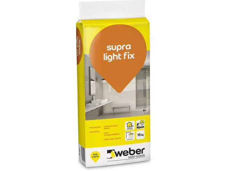 Weber supra light fix flislim 15kg