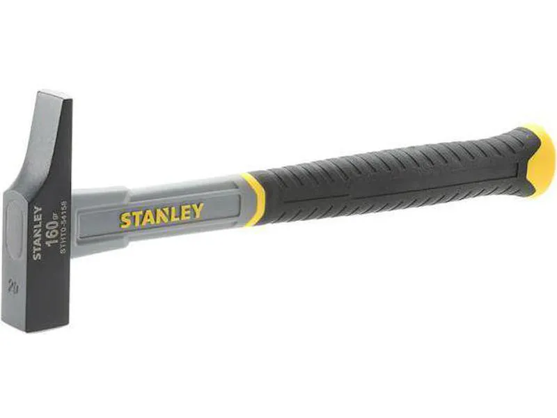 Stanley stht0-54158 snekkerhammer glassfiber vekt hode: 160gram snekkerhammer med håndtak i glassfiber og med utvidet grep som