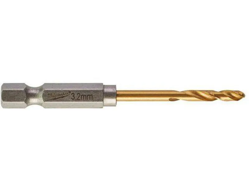 Metallbor 3,2mm HSS-G Milwaukee HEX (2stk)